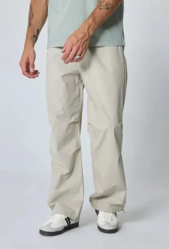 Pantalon parachute ajustable à la taille et aux cheville