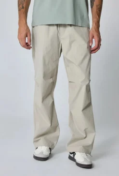 Pantalon parachute ajustable à la taille et aux cheville