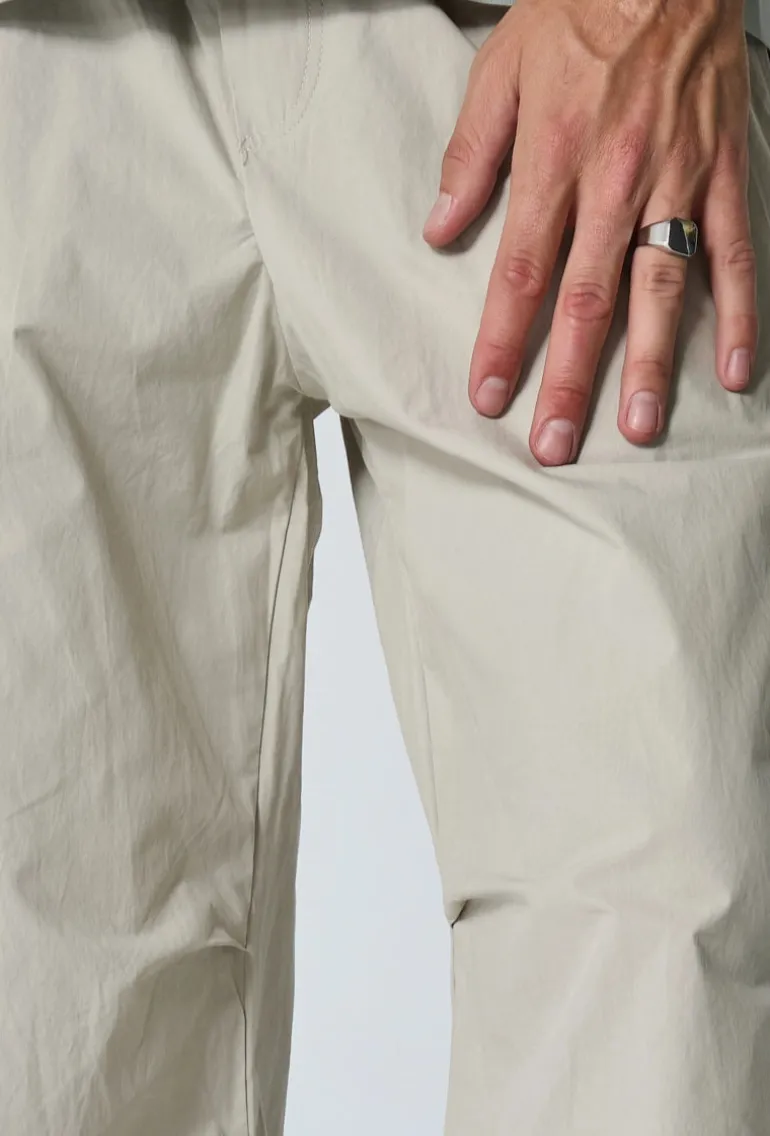 Pantalon parachute ajustable à la taille et aux cheville