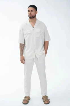 Pantalon relax uni