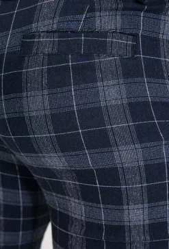 Pantalon strecth à carreaux