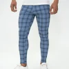 Pantalon tendance à carreaux