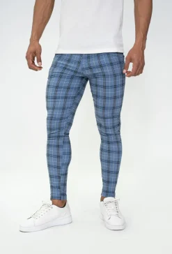Pantalon tendance à carreaux