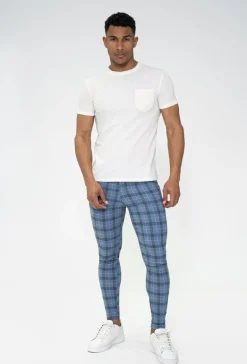 Pantalon tendance à carreaux
