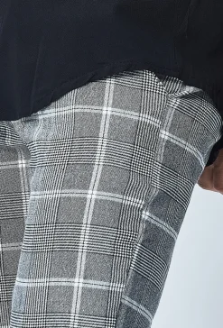 Pantalon tendance à carreaux
