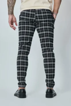 Pantalon tendance à carreaux