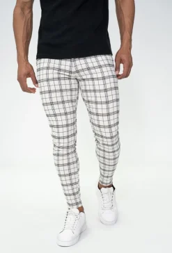 Pantalon tendance à carreaux
