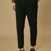 Pantalon tendance coupe slim décontracté
