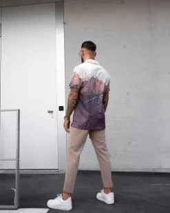 Pantalon tendance coupe slim décontracté