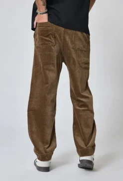 Pantalon uni à rayure