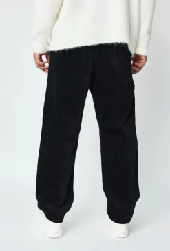 Pantalon uni à rayure