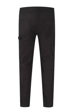 Pantalon uni à taille élastique