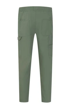 Pantalon uni à taille élastique