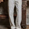 Pantalon uni surpiqué