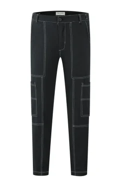 Pantalon uni surpiqué