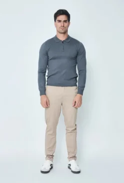 Pantalon uni urbain chic
