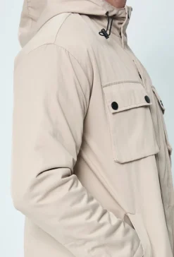 Parka mi longue à capuche