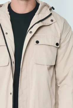 Parka mi longue à capuche