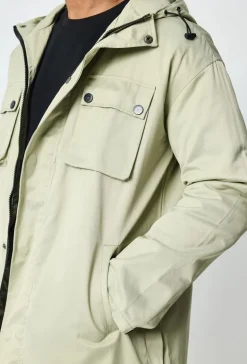 Parka mi longue à capuche