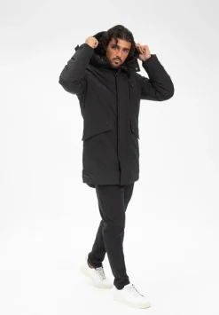 Parka mi longue a capuche