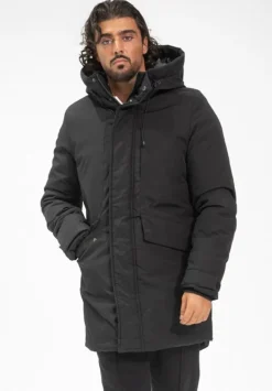 Parka mi longue a capuche