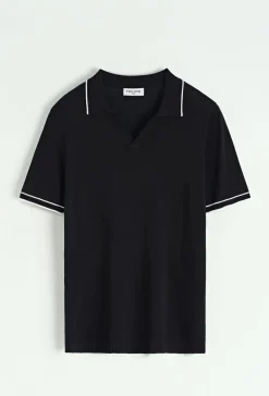 Polo à col ouvert