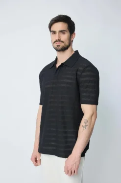 Polo à rayures