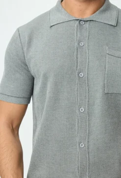 Polo avec détail à rayure