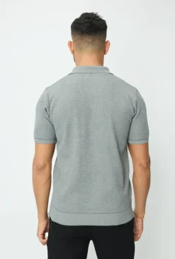 Polo avec détail à rayure