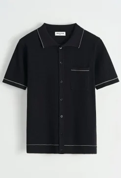 Polo avec détail à rayure