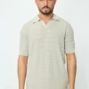 Polo basique col ouvert à revers