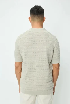 Polo basique col ouvert à revers