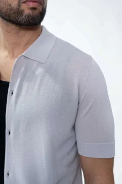 Polo boutonné manches courtes
