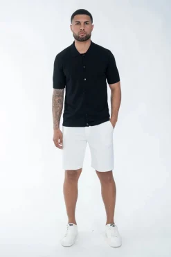 Polo boutonné manches courtes