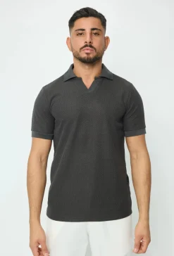 Polo effet tricot