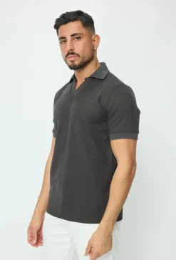 Polo effet tricot