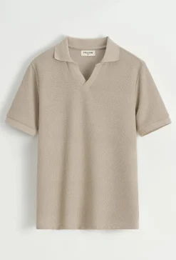 Polo effet tricot