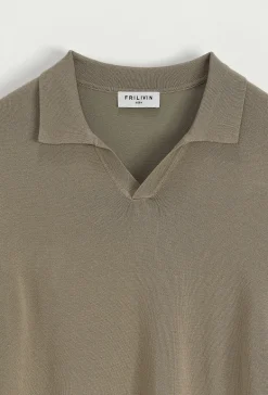 Polo manches courtes uni en maille