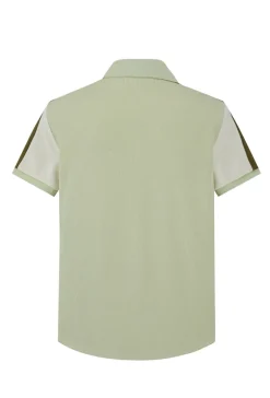 Polo tricolore manches courtes