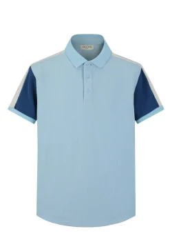Polo tricolore manches courtes