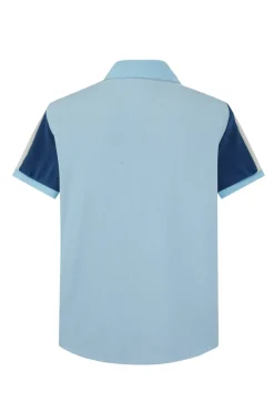 Polo tricolore manches courtes
