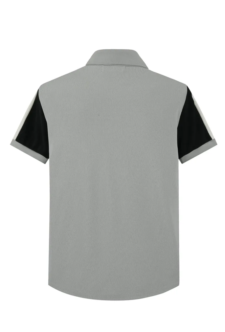 Polo tricolore manches courtes