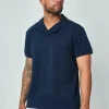 Polo uni à manches courtes