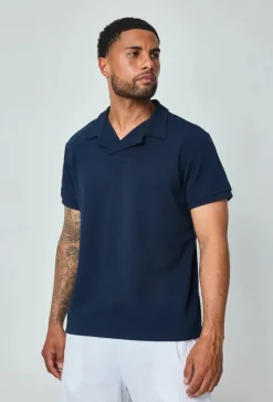Polo uni à manches courtes