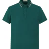 Polo uni à manches courtes