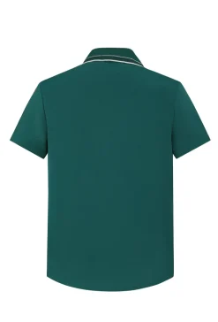 Polo uni à manches courtes