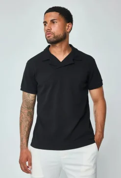 Polo uni à manches courtes