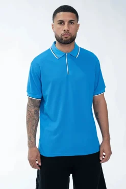 Polo uni à manches courtes