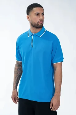 Polo uni à manches courtes