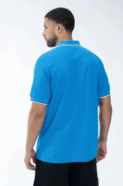 Polo uni à manches courtes